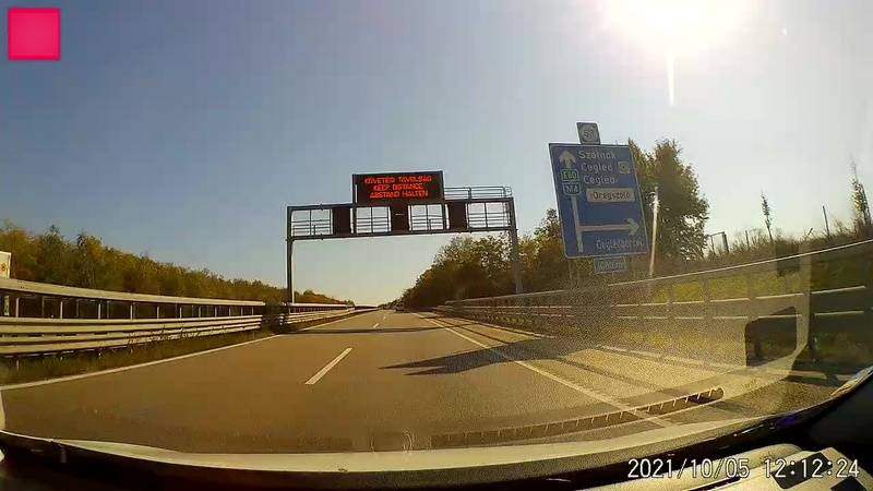 A ceglédberceli lehajtónál szűnt meg végleg a vétel.