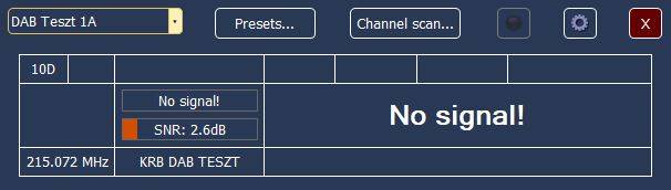 No signal
