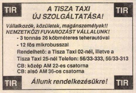 Tisza Taxi Szolnok