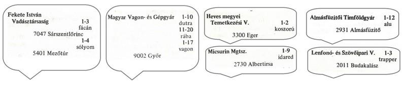 Közületek III.