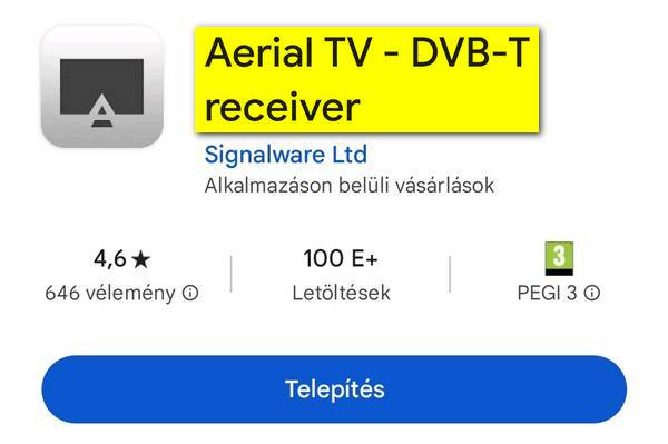 Aerial TV - DVB-T receiver