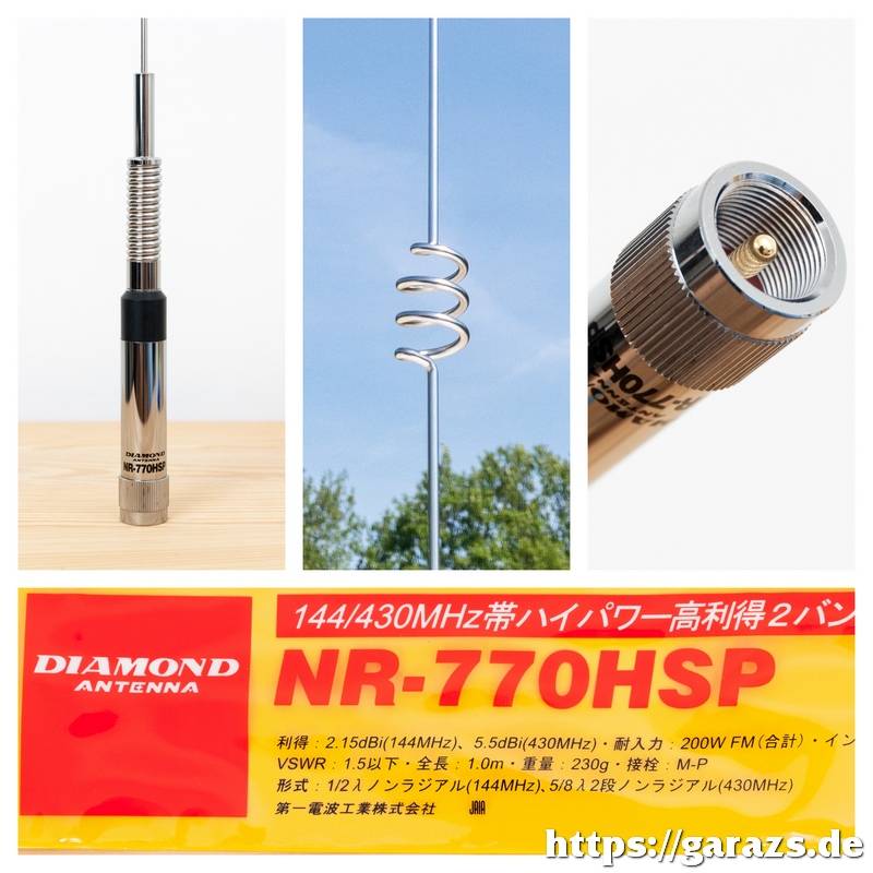 Diamond NR-770HSP csomagolása, és közeli részletei