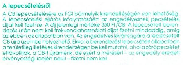 A lepecsételésről