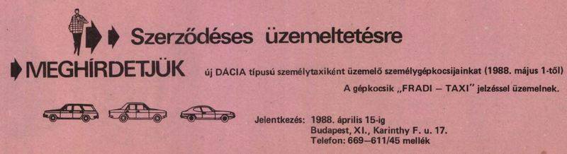 Fradi taxi sofőröket keresnek