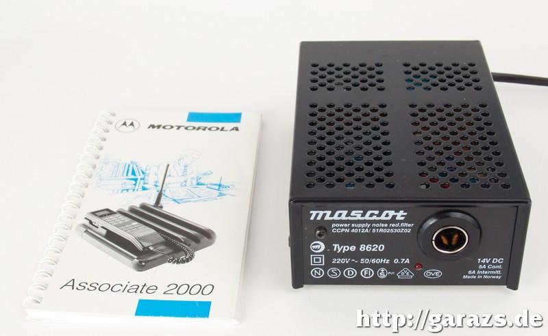 Mascot tápegység régi NMT telefonokhoz.