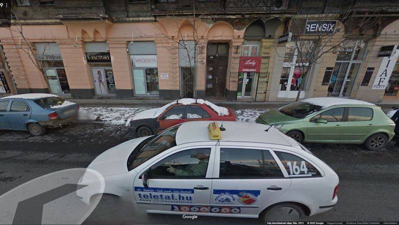 A Google Utcakép 2012-es felvétele.