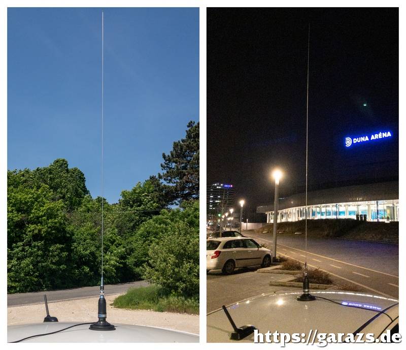 Sirio High Power 4000 antenna nappal és éjjel...