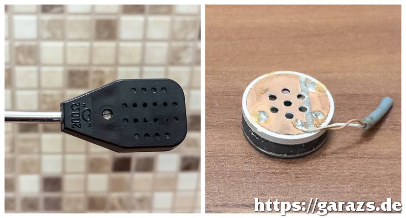 A szájmikrofon kívülről és beülről