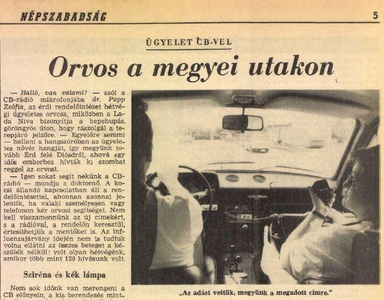 Orvos a megyei utakon