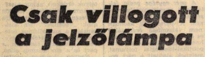 A CB-sek jelentik rovat 1981. november 25-ei címsora.