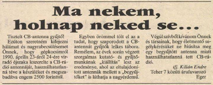 CB tolvajok
