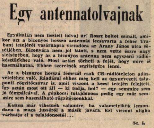 Antennatolvajok