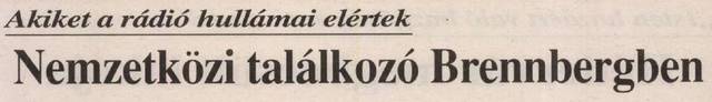 Nemzetközi CB-s találkozó Brennbergben