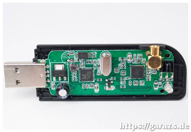 DVB-T / DAB stick belülről