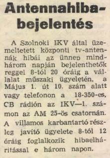 Antennák hibabejelentése CB rádión