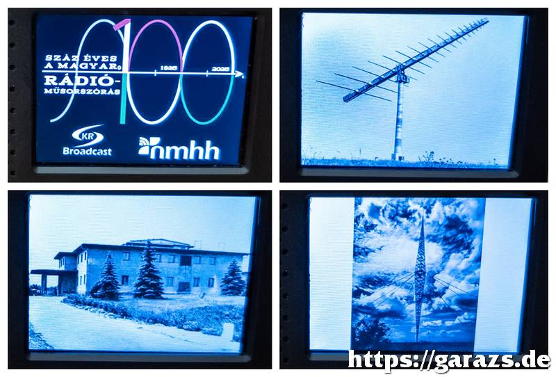 Slide show a tesztadás alatt