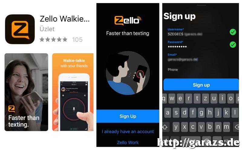 Zello app